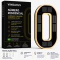 Números residenciais Vindahls | Iluminados e movidos a energia solar